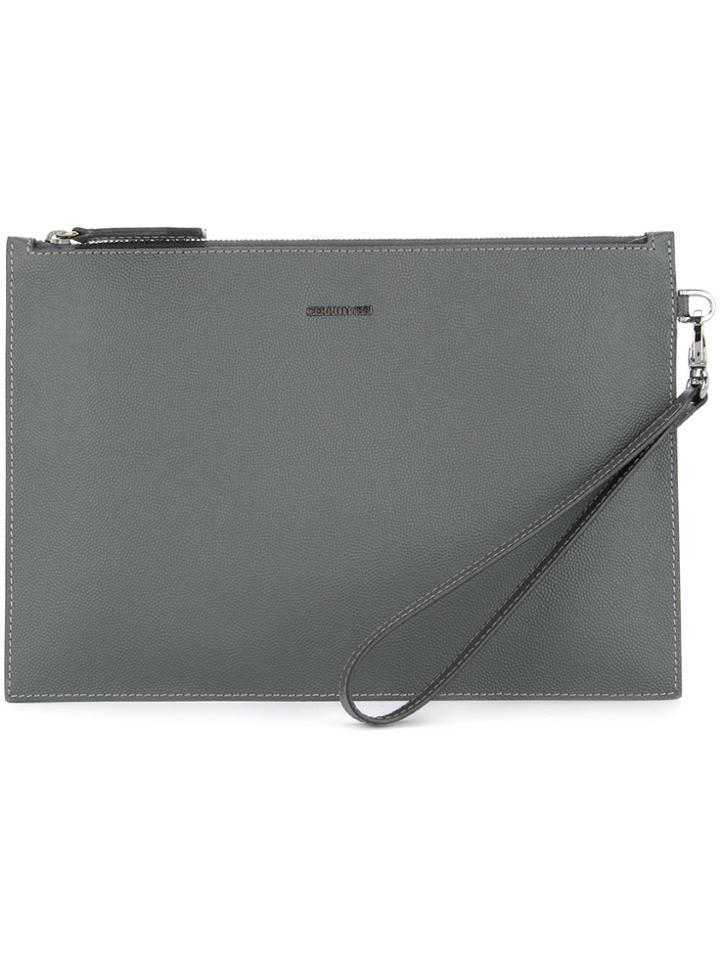 Cerruti 1881 Slim Clutch Bag - Grey