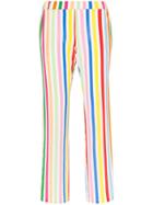 Mira Mikati Stripe Silk Trousers - Yellow