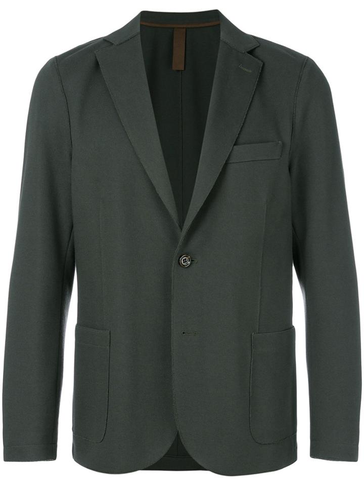 Eleventy Patch Pocket Blazer - Green