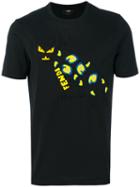 Fendi - Embroidered Logo T-shirt - Men - Cotton - 52, Black, Cotton
