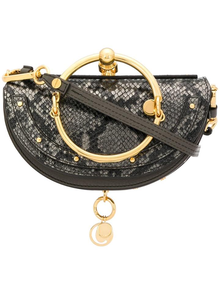 Chloé Nile Minaudière Mini Bag - Brown