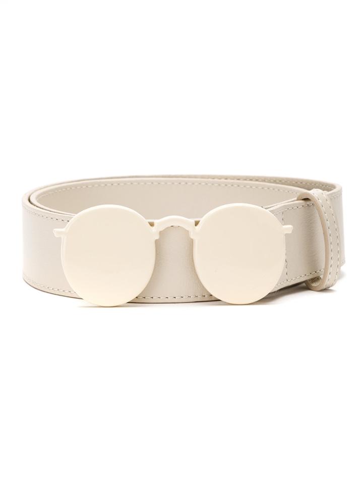 Sarah Chofakian Leather Óculos Belt - Nude & Neutrals