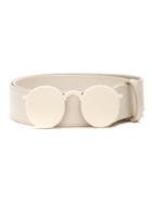 Sarah Chofakian Leather Óculos Belt - Nude & Neutrals