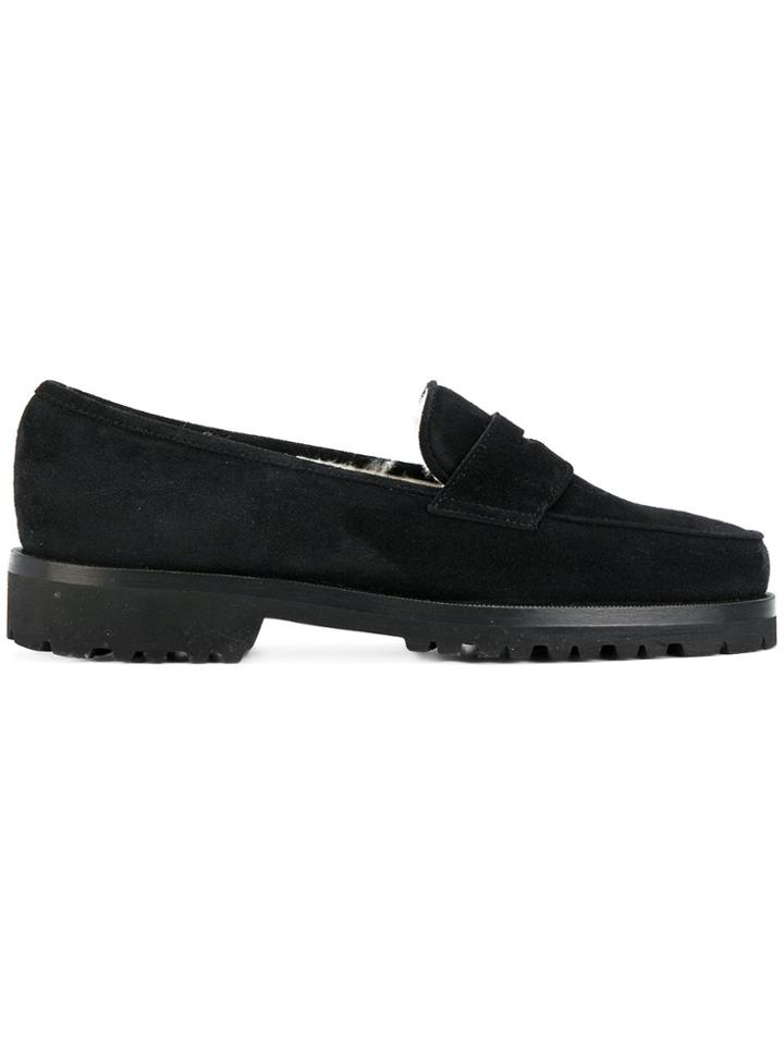 Unützer Ridged Sole Loafers - Black