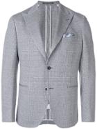 Cantarelli Houndstooth Print Suit Jacket - White