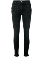 Heron Preston Faded Skinny Cropped Jeans - Black