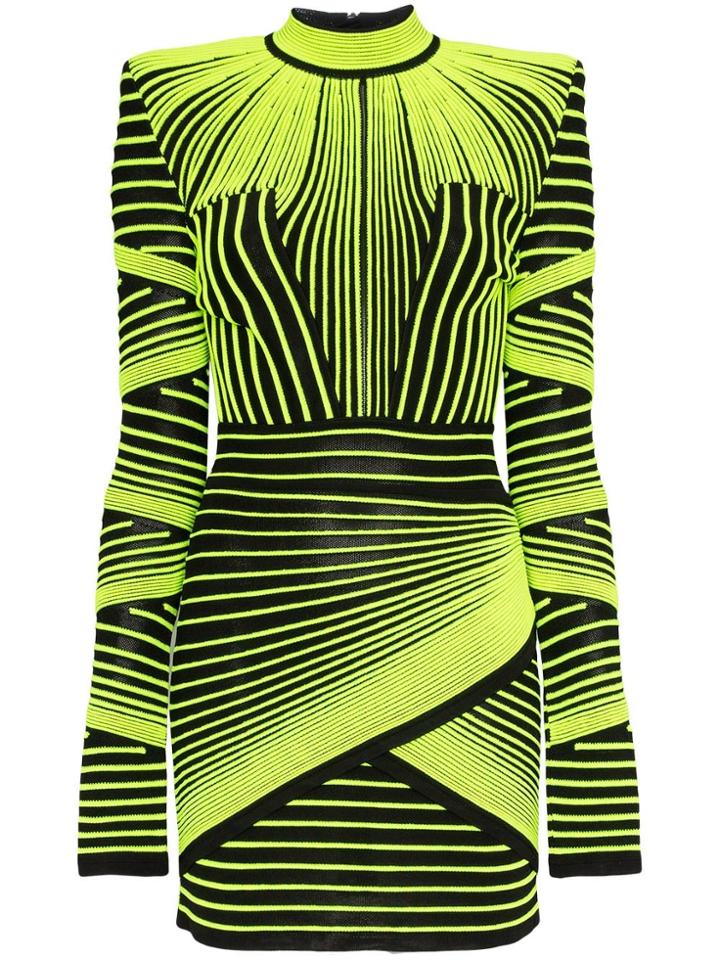 Balmain Balm Ls Vn Drs Mini Fttd Strp Neon - Black