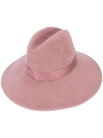 Gigi Burris Millinery Requiem Fedora - Pink & Purple