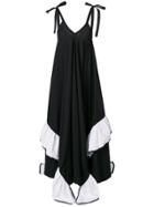 Milla Milla Long Ruffle Dress - Black