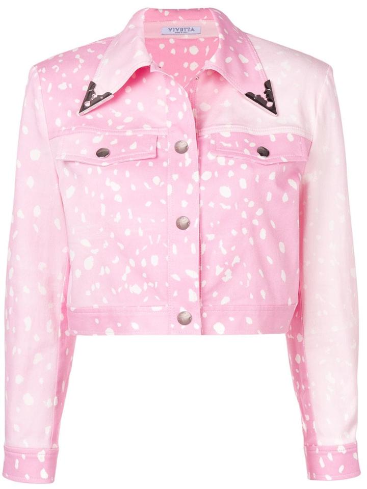 Vivetta Ferrara Denim Jacket - Pink