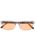Retrosuperfuture Regola Rectangular Frame Sunglasses - Brown