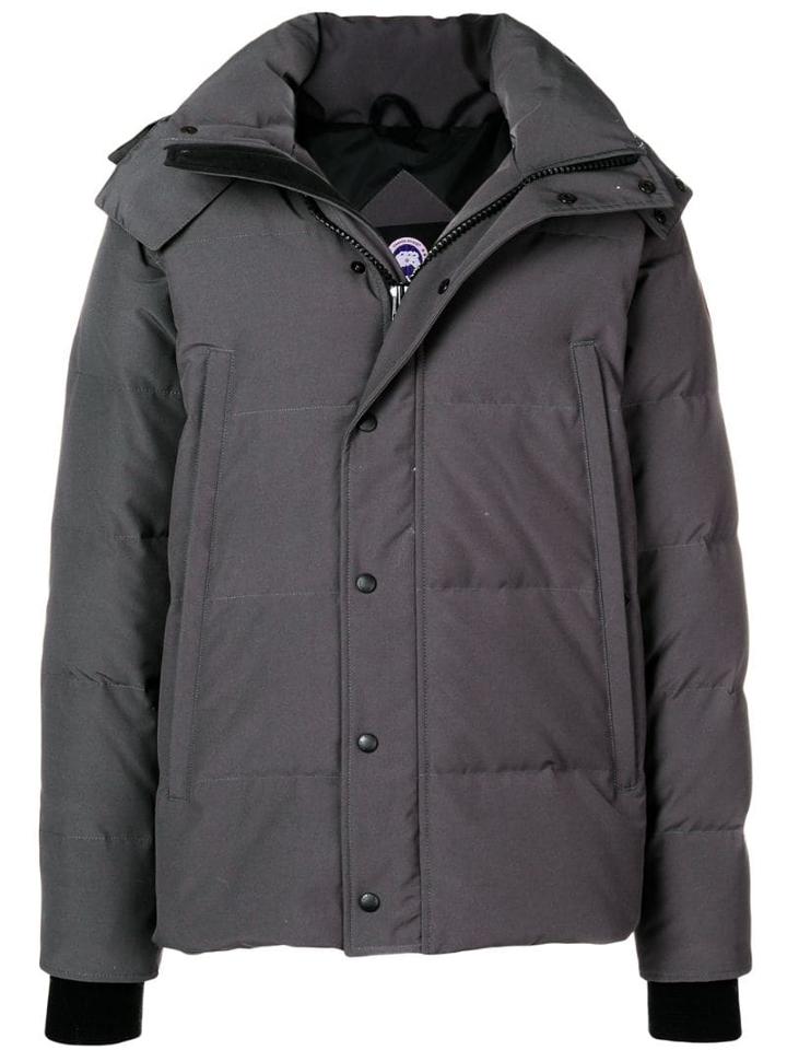 Canada Goose Hooded Puffer Jacket - Grey