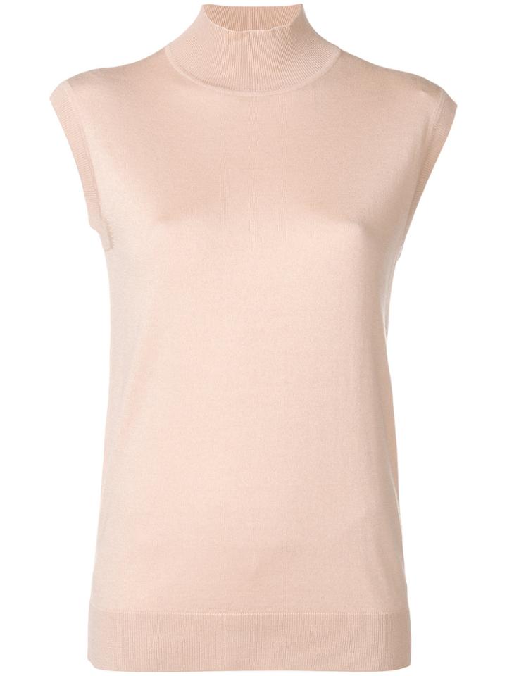 Jil Sander Navy Knitted Tank Top - Nude & Neutrals