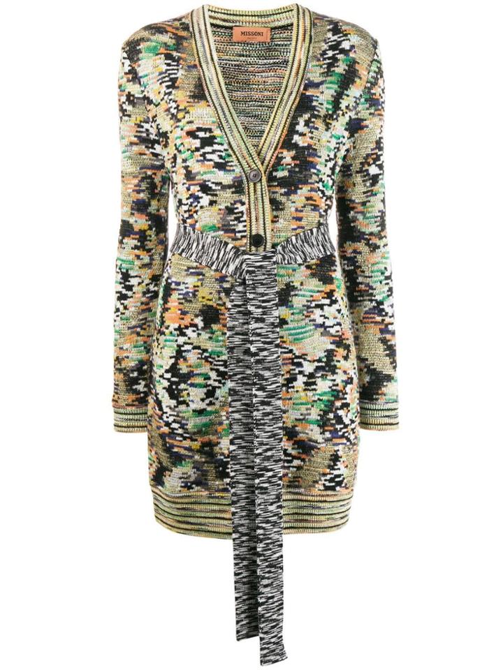Missoni Abstract Pattern Cardigan - Black