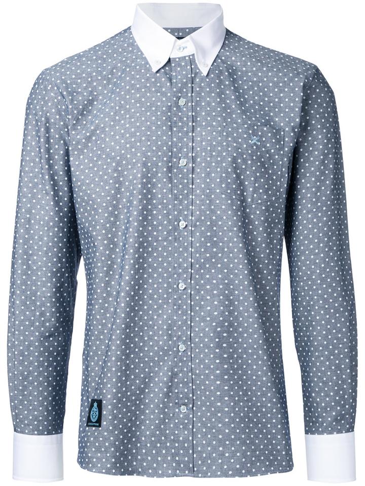 Guild Prime Dots Print Shirt, Men's, Size: 2, Grey, Cotton