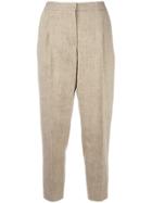 Msgm Tapered Trousers - Nude & Neutrals