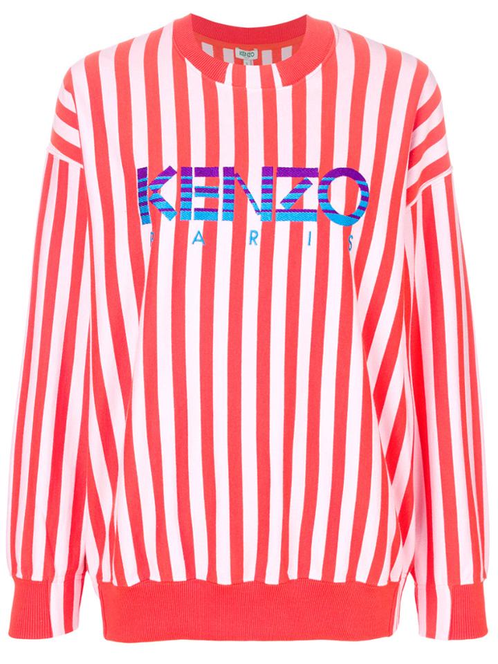 Kenzo Striped Kenzo Sweatshirt - Yellow & Orange