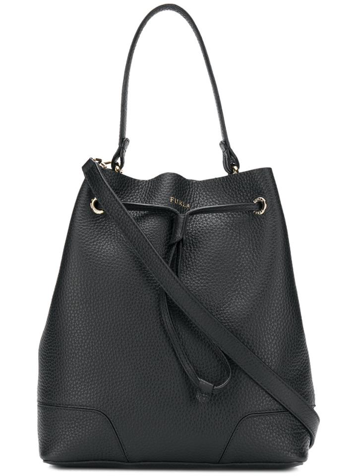 Furla Stacy Bucket Tote - Black