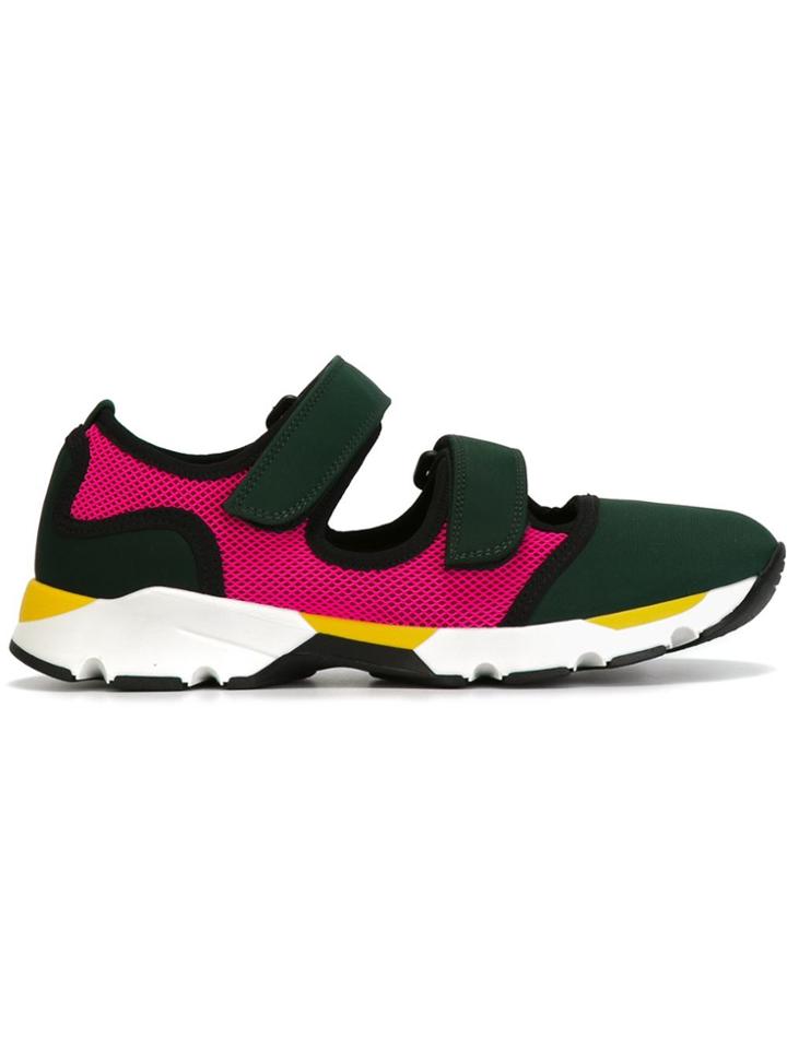 Marni Fastening Sneakers - Green
