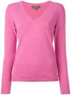 N.peal Fine-knit Sweater, Women's, Size: Xs, Pink/purple, Cashmere