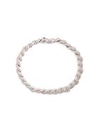 Sydney Evan Pavé Link Bracelet - Metallic