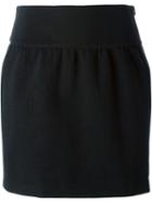 Jil Sander Navy Straight Fit Mini Skirt