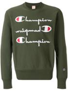 Champion Logo Printed Sweatshirt - Green