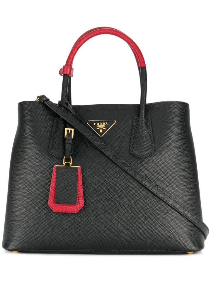 Prada Galleria Saffiano Tote - Black
