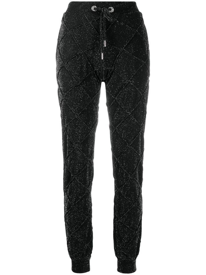 Philipp Plein Glitter Sweatpants - Black