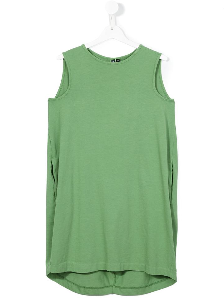 European Culture Kids - Plain Dress - Kids - Cotton - 16 Yrs, Girl's, Green
