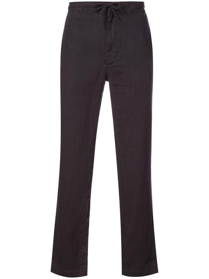 Onia - Collin Drawstring Trousers - Men - Linen/flax - L, Grey, Linen/flax