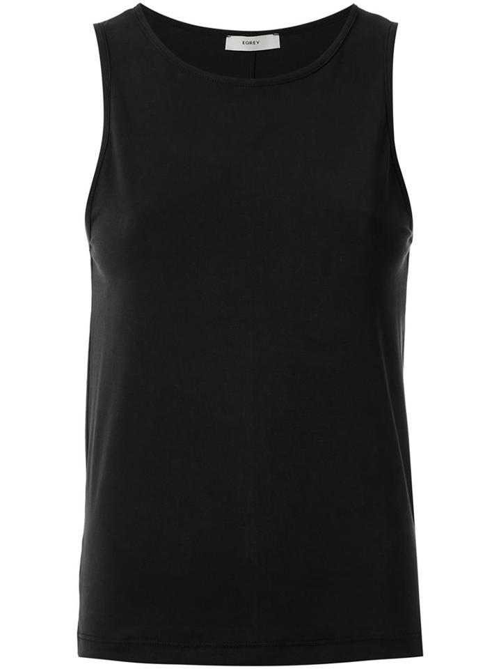 Egrey Sleeveless Top, Women's, Size: 36, Black, Polyester