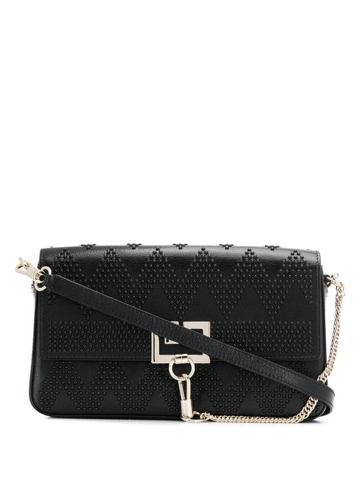 Givenchy Tonal Stud Charm Shoulder Bag - Black