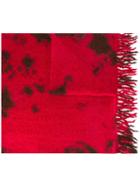 Suzusan Boucle Knit Scarf, Women's, Red, Polyamide/alpaca