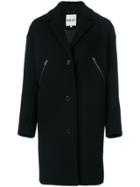 Kenzo Oversize Single-breasted Coat - Black