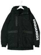 Dsquared2 Kids Teen Padded Jacket - Black