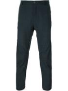 Lanvin Checked Trousers, Men's, Size: 48, Blue, Cotton/wool