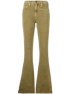 Current/elliott 'the High Rise Low Bell' Jeans, Women's, Size: 29, Green, Cotton/spandex/elastane