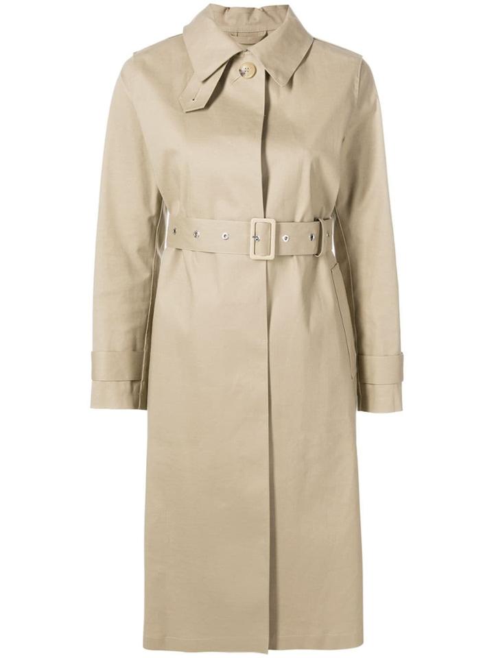 Mackintosh Fawn Bonded Cotton Single Breasted Trench Coat Lr-061 -