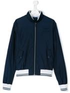 Aston Martin Kids - Teen Zip-up Jacket - Kids - Cotton/polyamide/spandex/elastane - 16 Yrs, Boy's, Blue