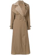 Max Mara Belted Trench Coat - Neutrals