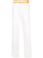 Maison Margiela Loose Fit Belted Jeans - White