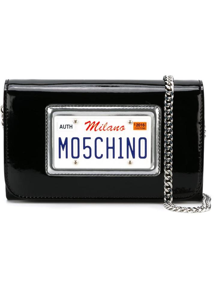 Moschino Number Plate Crossbody Bag