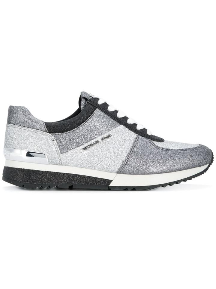 Michael Michael Kors Allie Glitter Sneakers - Black