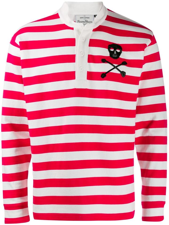 Rowing Blazers Striped Polo Shirt - Red