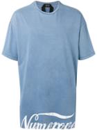 No21 - Printed Oversized T-shirt - Men - Cotton - Xl, Blue, Cotton