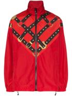 Versace Harness Print Track Jacket - A743 Red