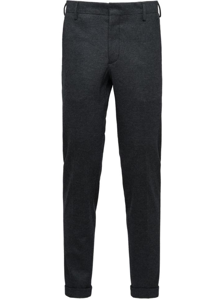 Prada Tailored Slim-fit Trousers - Grey