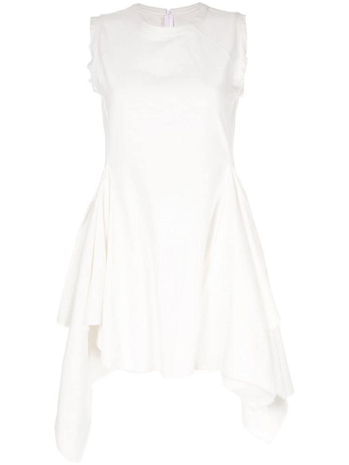 Ambush Waves Sleeveless Dress - White