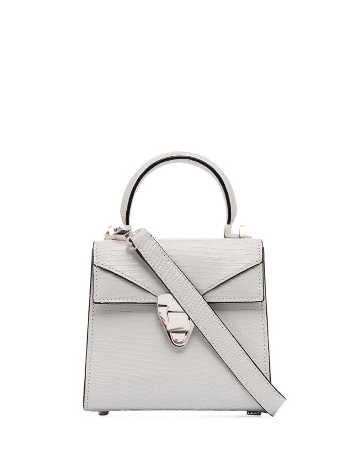 Stalvey Trapezoid Top-handle Bag - White